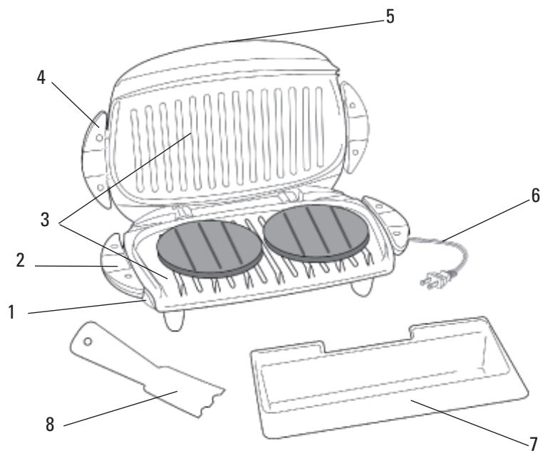 GEORGE FOREMAN GRP3CAN - Product may vary slightly from what is illustrated. - 1