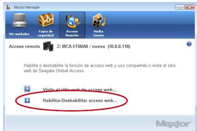 MAXTOR CENTRAL AXIS BUSINESS - Vincule susCNTas de Seagate Global Access y Central Axis: - 1