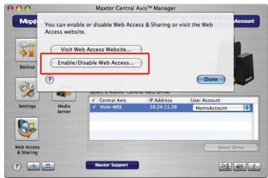 MAXTOR CENTRAL AXIS BUSINESS - Zo koppelt u uw Seagate Global Access-account en Central Axis-account aan elkaar: - 2