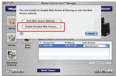 MAXTOR CENTRAL AXIS BUSINESS - Link your Seagate Global Access Account and your Central Axis Account: - 1