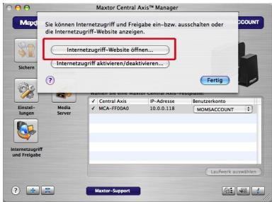 MAXTOR CENTRAL AXIS BUSINESS - Erstellen eines Seagate Global Access-Kontos: - 1