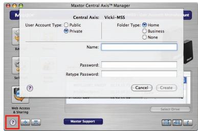 MAXTOR CENTRAL AXIS BUSINESS - Zostelt u een Central Axisgebruikersaccount in: - 1
