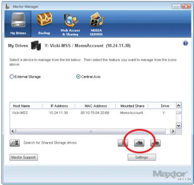 MAXTOR CENTRAL AXIS BUSINESS - Set Up a Central Axis User Account: - 1