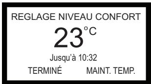 QUADRA FIRE MTV-AE-CE-MBK - Réglage du niveau de confort - 2