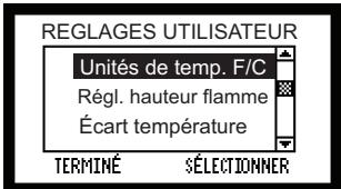 QUADRA FIRE MTV-AE-CE-MBK - Choisissez unités de temperature: - 3