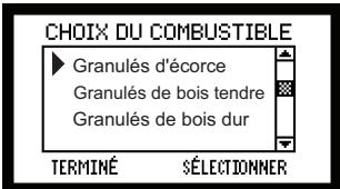 QUADRA FIRE MTV-AE-CE-MBK - Choix du type de combustible - 3