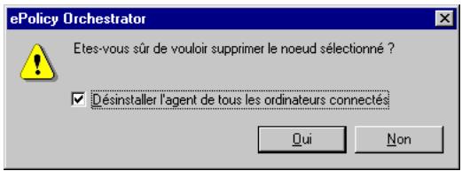 MCAFEE EPOLICY ORCHESTRATOR 2.0 - Pour supprimer l'agent de la console : - 1