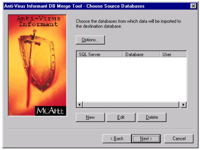 MCAFEE EPOLICY ORCHESTRATOR 2.0 - Pour creer une base de données de fusion à l'aide de l'outil de fusion : - 2