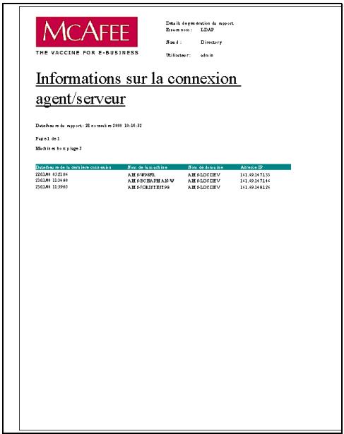 MCAFEE EPOLICY ORCHESTRATOR 2.0 - Intervalle de connexion agent à serveur - 1