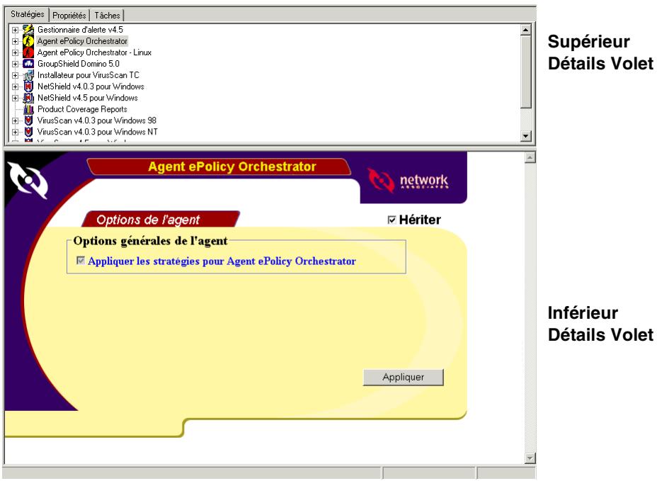MCAFEE EPOLICY ORCHESTRATOR 2.0 - Volet Détails - 1