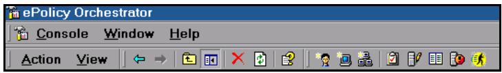 MCAFEE EPOLICY ORCHESTRATOR 2.0 - Options de menu - 1