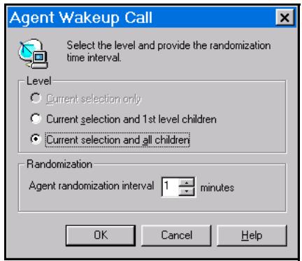 MCAFEE EPOLICY ORCHESTRATOR 2.0 - Pour réveiller les agents après avoir activé l'appeil de réveil dans les options de l'agent : - 1