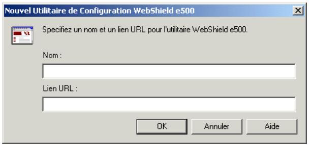 MCAFEE EPOLICY ORCHESTRATOR 2.0 - Pour ajouter un périphérique WebShield e-500 dans l'arborescence de la console : - 1