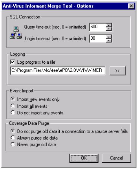 MCAFEE EPOLICY ORCHESTRATOR 2.0 - Pour creer une base de données de fusion à l'aide de l'outil de fusion : - 4