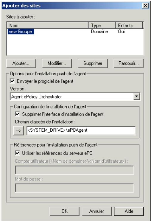 MCAFEE EPOLICY ORCHESTRATOR 2.0 - Pour ajouter un groupe dans l'arborescence de la console : - 2