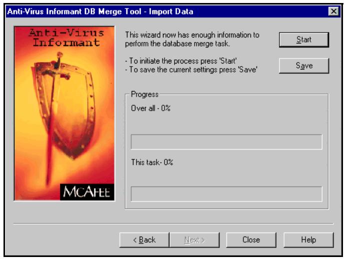 MCAFEE EPOLICY ORCHESTRATOR 2.0 - Pour creer une base de données de fusion à l'aide de l'outil de fusion : - 5