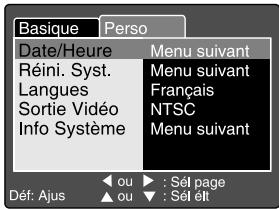 MINOX DC-6311 - Menu Configuration (Perso) - 1