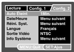MINOX DC 1011 - Menu Config.2 - 1