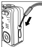MINOX DC 1011 - Fixation de la dragonne de l'appareil photo - 1