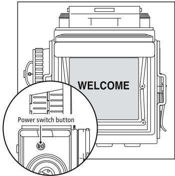 MINOX DCC ROLLEIFLEX AF 5.0 - Warning battery status - 1