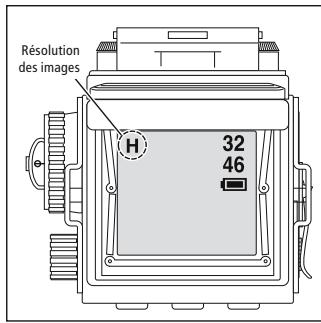 MINOX DCC ROLLEIFLEX AF 5.0 - Sélection de la résolution des prises de vue - 1