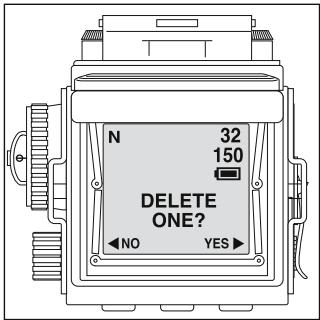 MINOX DCC ROLLEIFLEX AF 5.0 - Deleting selected image - 1