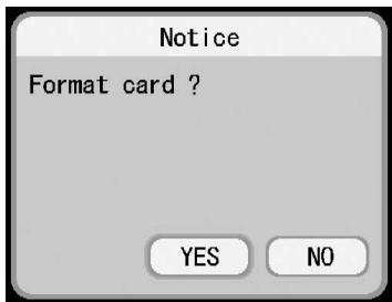 MINOX MOBI DV - Formatage de la carte mémoire - 1