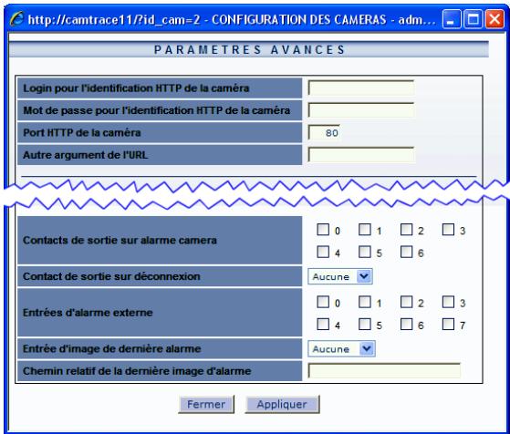 CAMTRACE 3.8 - camiod -d /dev/cuaa1 -t 20 si le module CamIO est raccordé à COM2 - 2