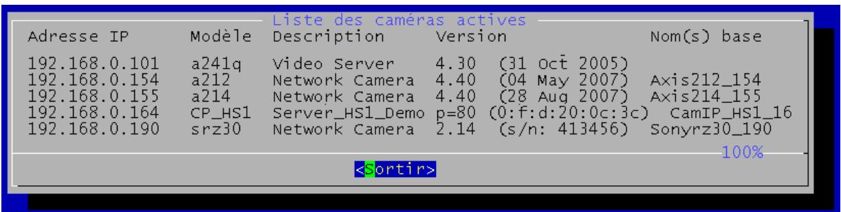 CAMTRACE 3.8 - b) Configuration depuis le serveur CamTrace. - 2