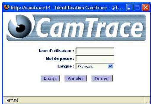 CAMTRACE V3.9.4 - Lancement des services - 1