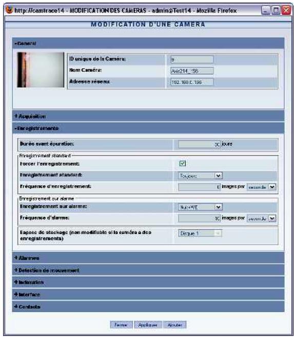 CAMTRACE V3.9.4 - GESTION DU MULTIVOLUME - 2