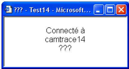 CAMTRACE V4.8.X - Configuration du poste esclave - 1