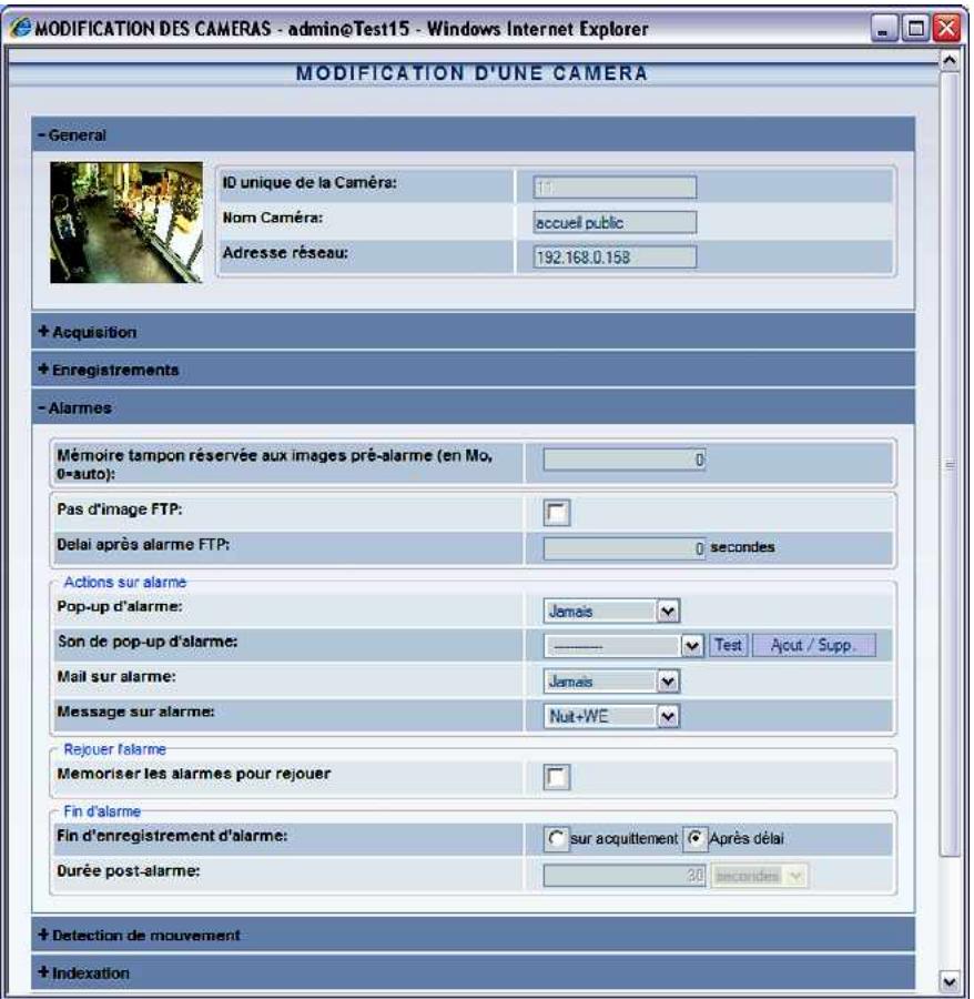 CAMTRACE V4.9.4 - Paramétrage à effectuer sur les CamTraces distants. - 2