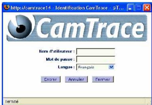 CAMTRACE V4.9.4 - Lancement des services - 1
