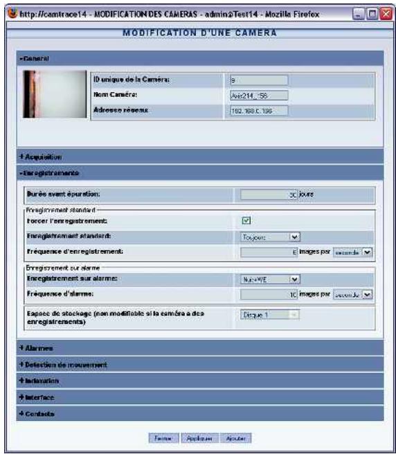 CAMTRACE V4.9.4 - Gestion du multivolume - 2