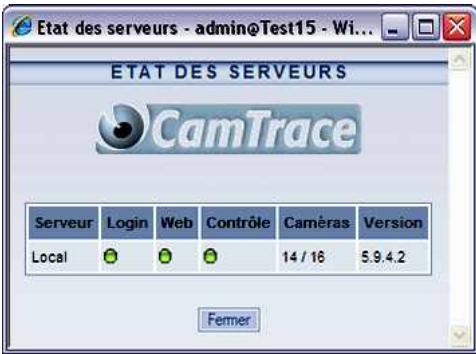 CAMTRACE V5.9.4 - Lancement des services - 3