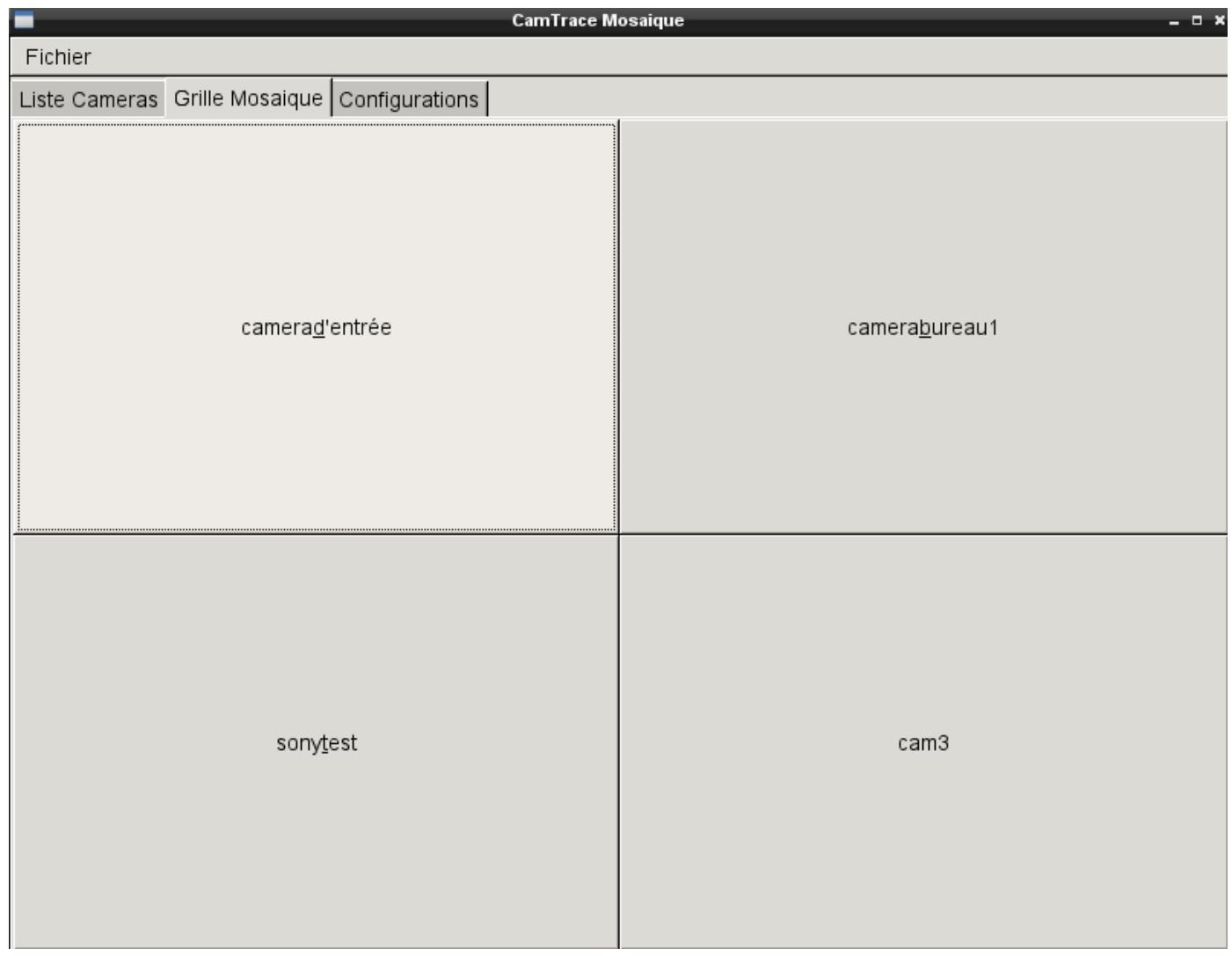 CAMTRACE VU V1.68 - B) le mode "VU standalone - 2