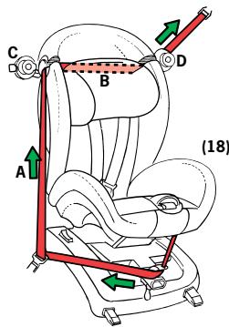 BESAFE IZI COMBI ISOFIX - Installation face à la route avec la ceinture de sécurité - 6
