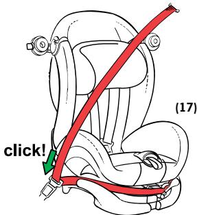 BESAFE IZI COMBI ISOFIX - Installation face à la route avec la ceinture de sécurité - 5