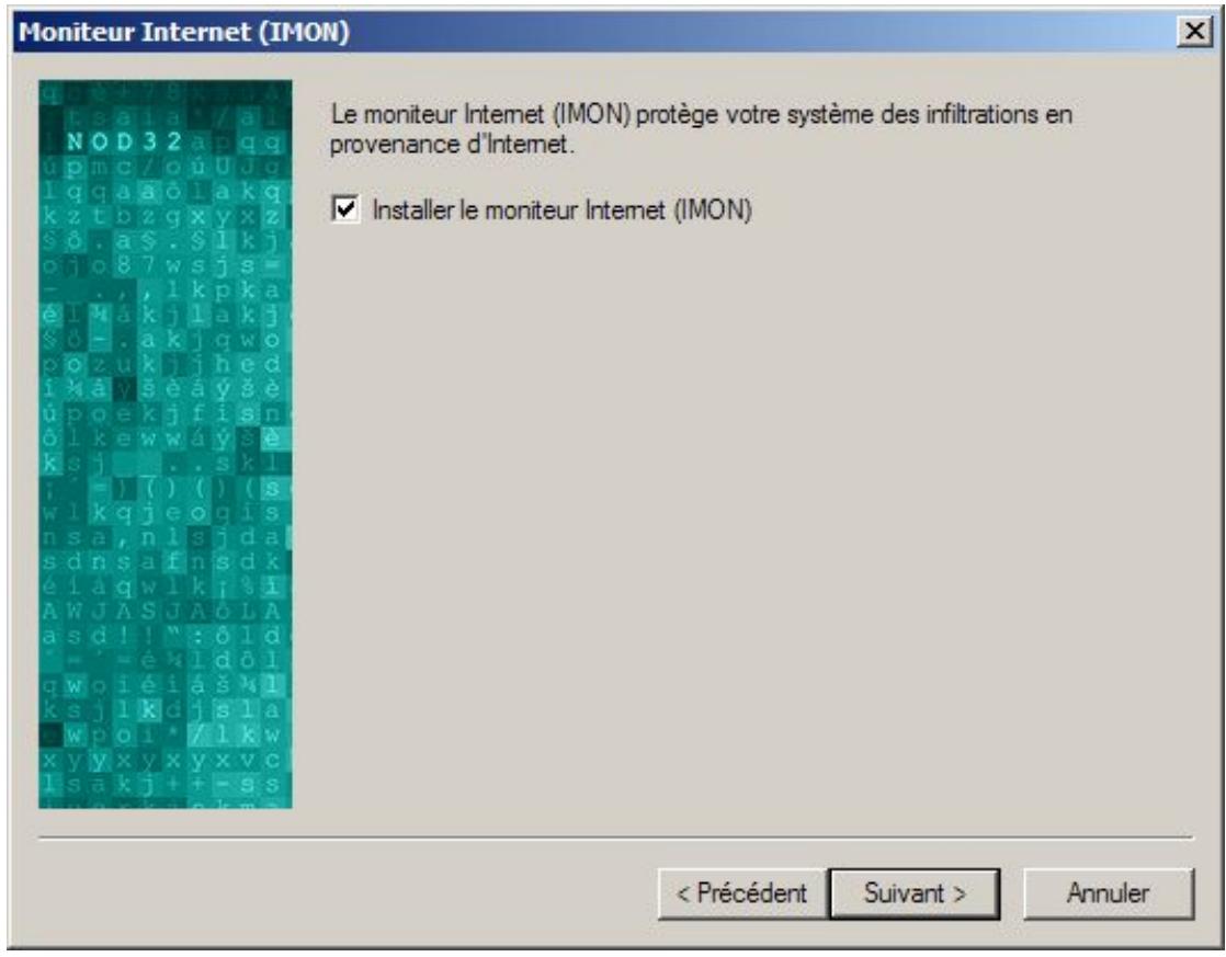 ESET NOD32 V2.7 - Configuration du Moniteur Internet (IMON) - 1