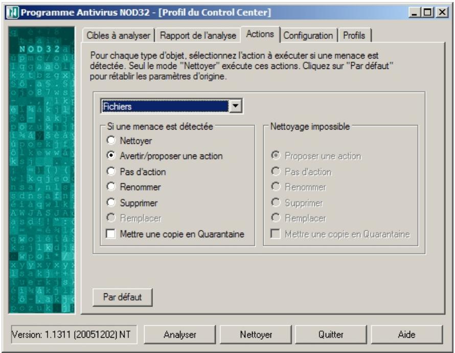 ESET NOD32 V2.7 - Profils pour les analyses à la demande - 5