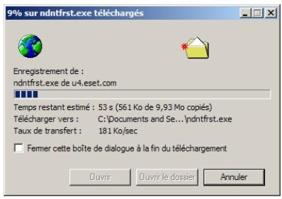 ESET NOD32 V2.7 - Instructions d'Installation pour Windows 95/98/ME et NT/2000/XP/2003 - 3