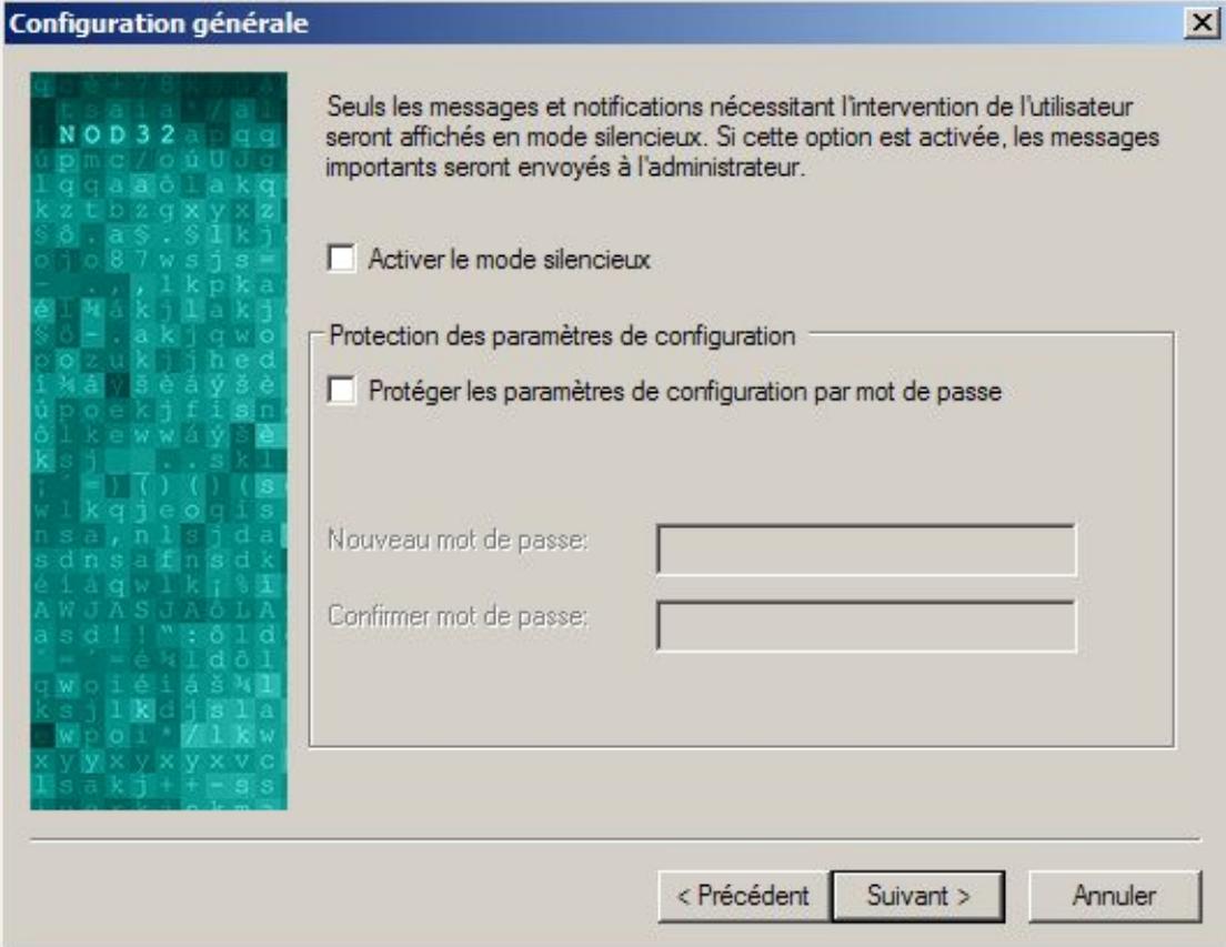 ESET NOD32 V2.7 - Configuration Générale - 1