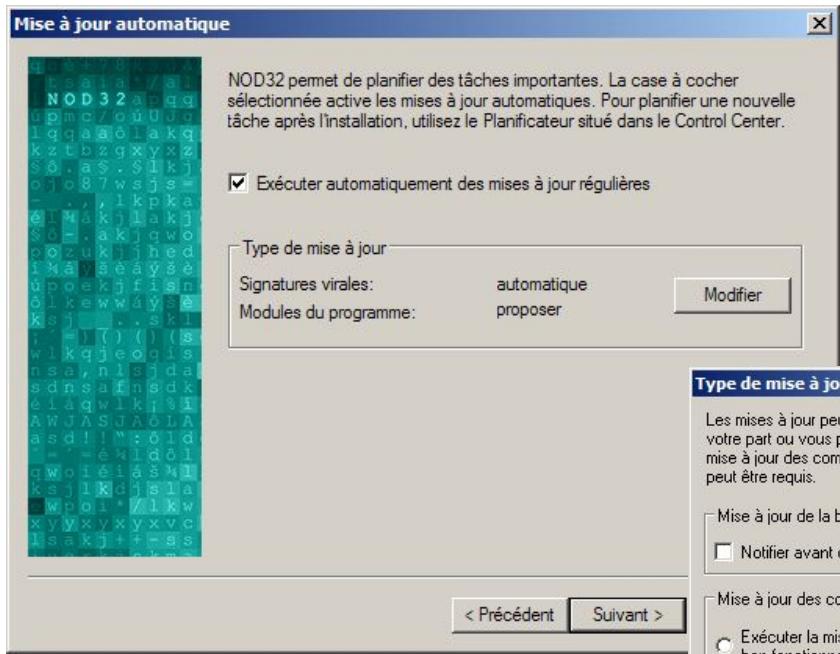 ESET NOD32 V2.7 - Configuration de la Mise à Jour - 1