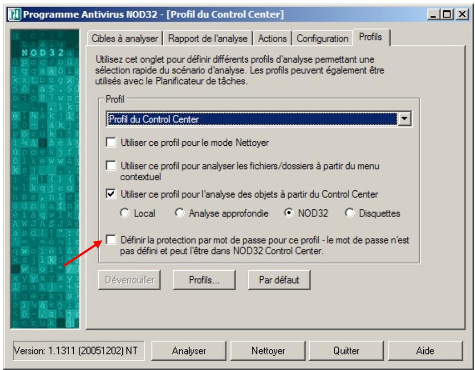 ESET NOD32 V2.7 - Profils pour les analyses à la demande - 6