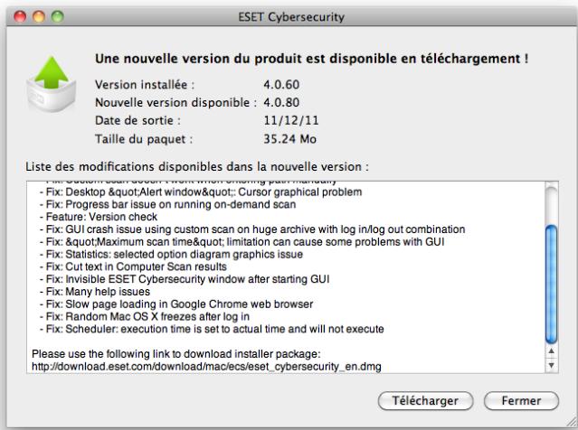 ESET CYBERSECURITY - Mise à niveau vers une nouvelle version - 2