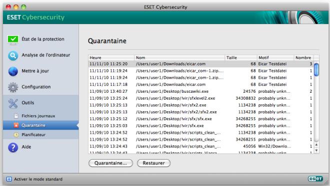 ESET CYBERSECURITY - Quarantine - 1