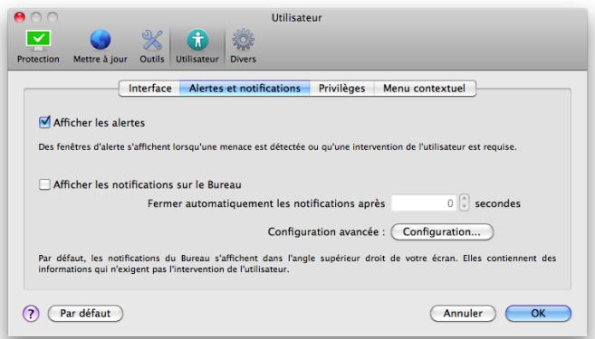 ESET CYBERSECURITY - Alertes et notifications - 1
