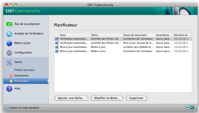 ESET CYBERSECURITY - Planificateur - 1