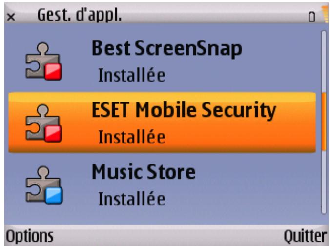 ESET MOBILE SECURITY - Installation sur votre apparéil - 1